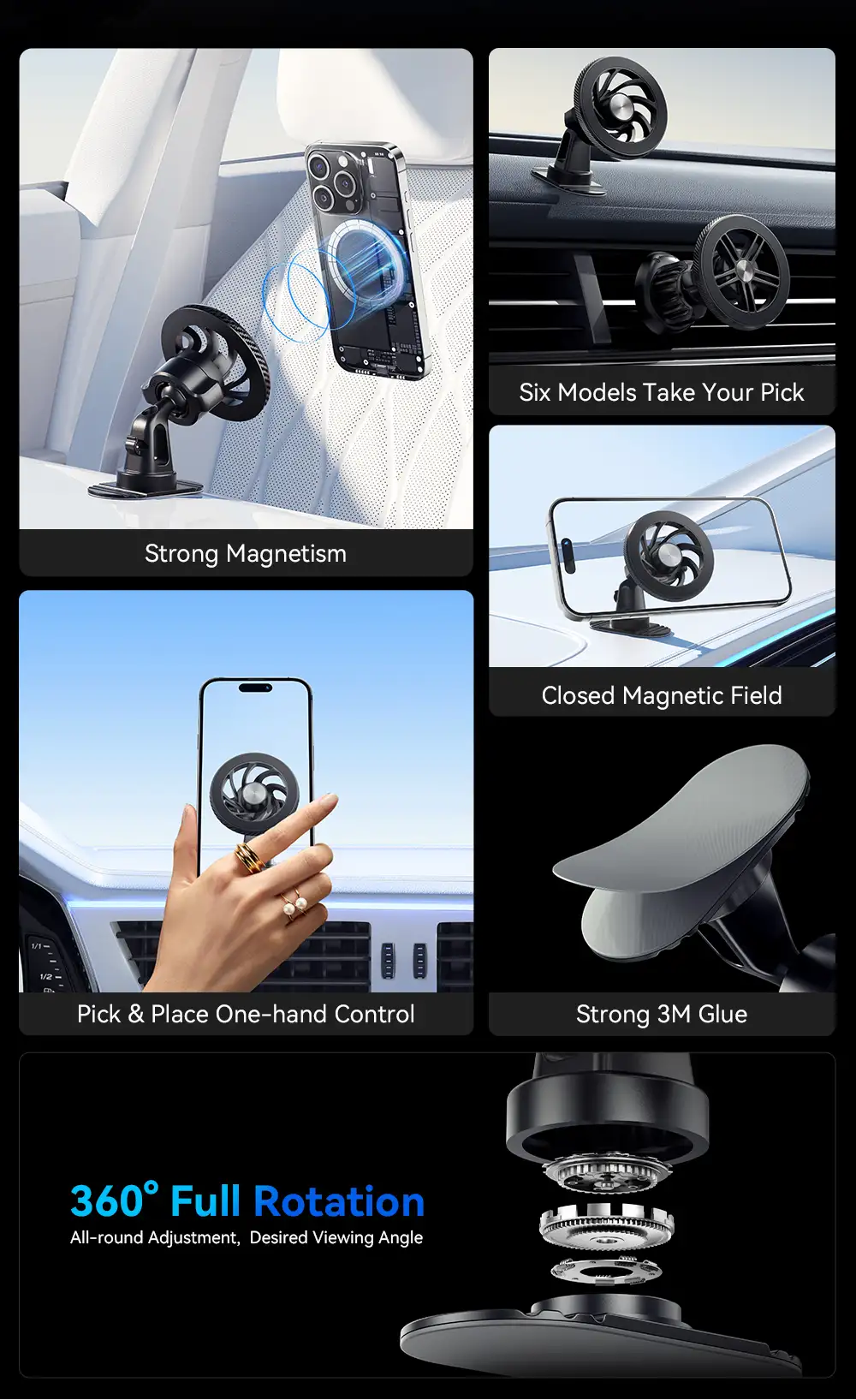 Magnetic Phone Holder,Magnetic Phone Mount,Magnetic Car Phone Holder