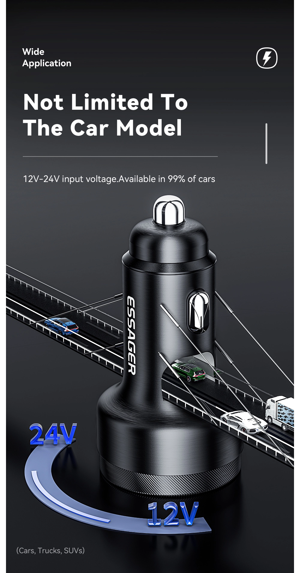 Type C Car Charger,Fast Car Charger,USB C Car Charger